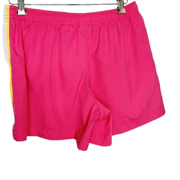 Nike Shorts Women's Small Pink & Yellow Unlined Athletic‎ - Picture 2 of 5